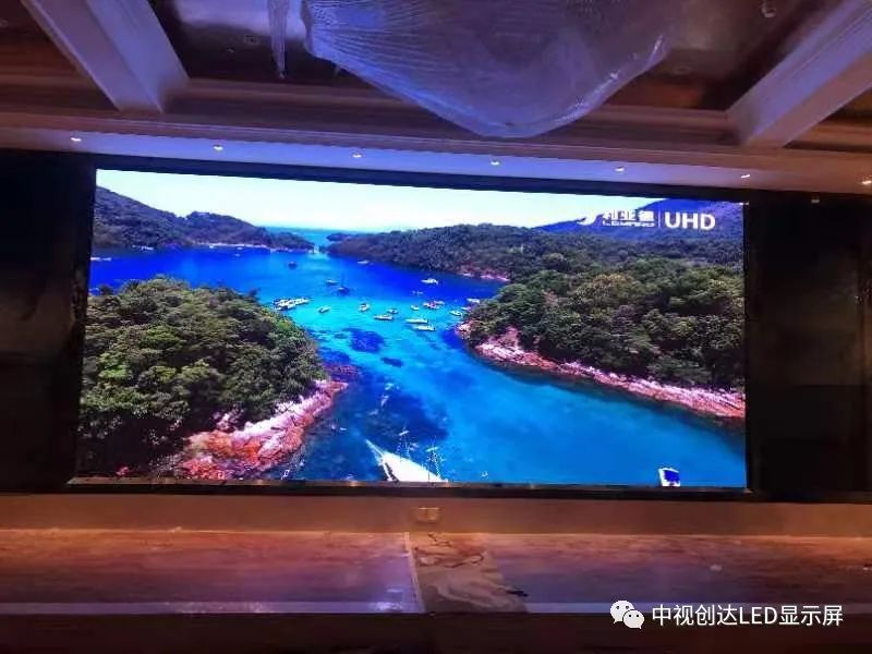 中視創(chuàng)達小間距LED顯示屏點亮圣德堡星級大酒店