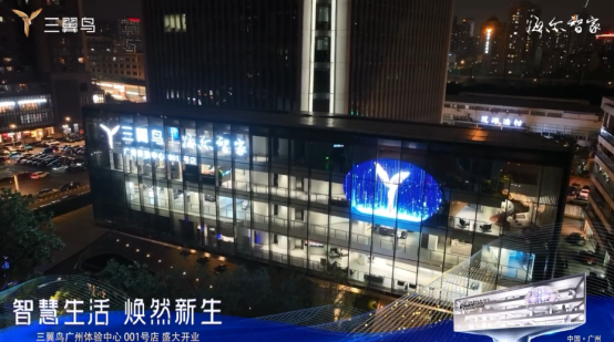 廣州海爾三冀鳥001號店LED透明顯示屏項目